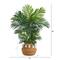 40" Areca Artificial Palm Tree in Boho Chic Handmade Natural Cotton Woven Planter with Tassels UV Resistant (Indoor/Outdoor)